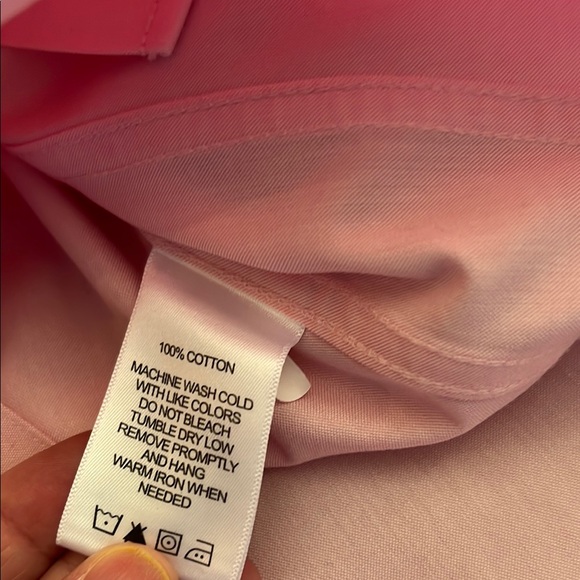 Pink women’s button down - Picture 3 of 5